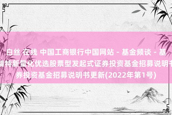 白丝 在线 中国工商银行中国网站－基金频谈－基金公告栏目－银华专精特新量化优选股票型发起式证券投资基金招募说明书更新(2022年第1号)